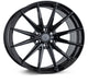 Vossen HFX-2 22x10 / 6x135 / ET-18 / Super Deep Face / 87.1 - Gloss Black Wheel