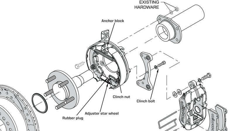 Wilwood Parking Brake Adjuster Cover