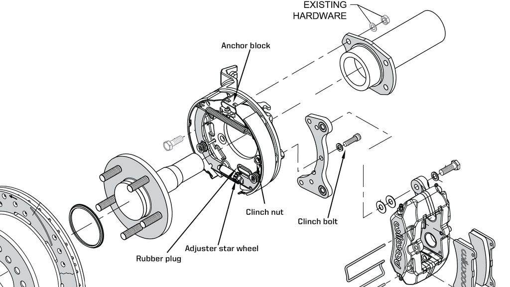 Wilwood Parking Brake Adjuster Cover
