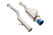 Megan Racing Nissan 370z 09-21 Single Exit Exhaust System - Blue Tip - MR-CBS-N7Z-DS-BT