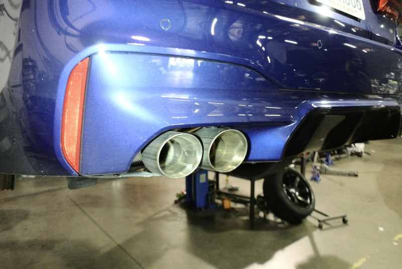 Megan Racing BMW M5 (F90) 2018+ Supremo Exhaust System (Burnt Tip) - MR-ABE-BF90-VO