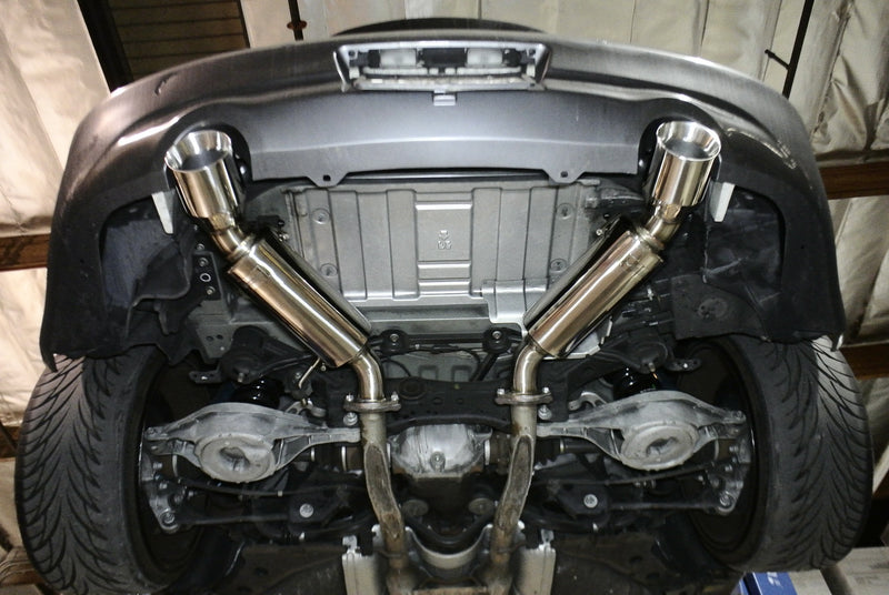 Megan Racing Infiniti G37 Coupe 08-13 / Q60 14-15 Dual Canister Exhaust System - LWT-ABE-IG08
