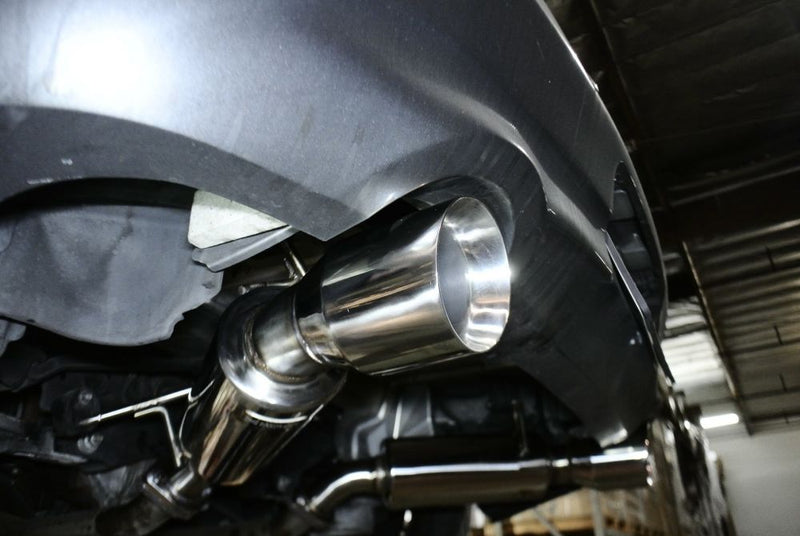 Megan Racing Infiniti G37 Coupe 08-13 / Q60 14-15 Dual Canister Exhaust System (Burnt Tip) - MR-ABE-IG08-BT