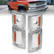 ANZO 1994-1998 Chevrolet Blazer Corner Lights Clear Lens w/ Amber Reflector