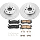 Power Stop 97-03 Ford Escort Rear Z17 Evolution Geomet Coated Brake Kit