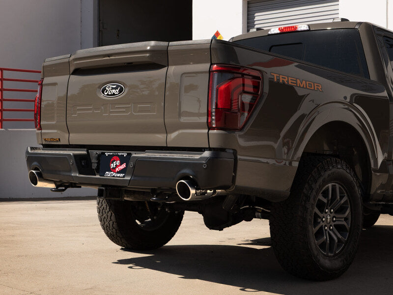 aFe 21-26 Ford F150 Tremor Vulcan Series 3IN 304SS Cat-Back Exhaust Dual Rear Exit w/Polished Tip