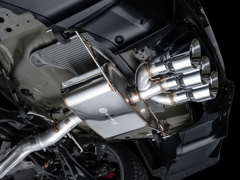 AWE Tuning 2024 Acura Integra Type S DE5 FWD Touring Edition Exhaust w/ Triple Chrome Silver Tips