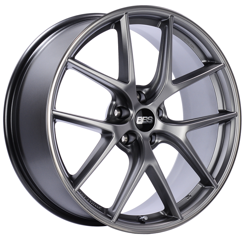 BBS CI-R 20x8.5 5x112 ET32 Platinum Silver Polished Rim Protector Wheel -82mm PFS/Clip Required