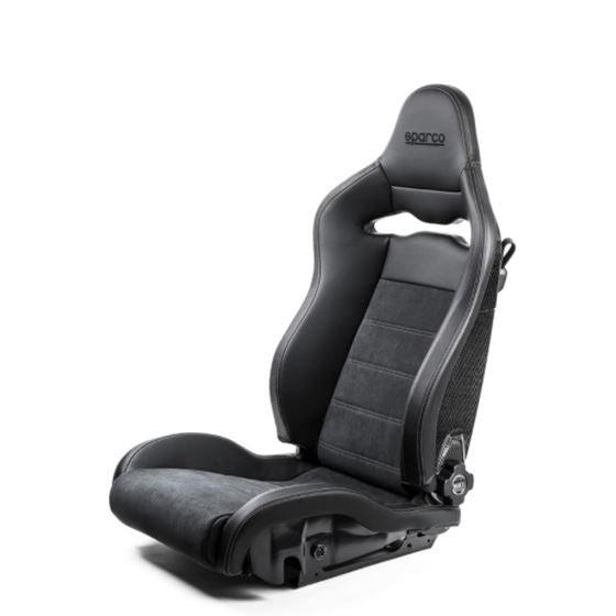 Sparco Seat SPX Special Edition Black/Grey w/ Matte Carbon Shell - Left
