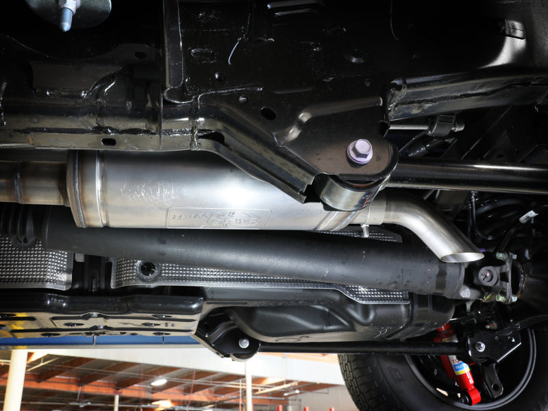 aFe 2024 Toyota Tacoma L4-2.4L ROCK BASHER 2.5in 409 Stainless Steel Cat-Back Exhaust System