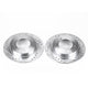 Power Stop 00-04 Volvo S40 Rear Evolution Drilled & Slotted Rotors - Pair