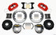 Wilwood Narrow Superlite 4R Rear P-Brk Kit 12.88in Red Chevy 12 Bolt-Spec 3.15in Bearing Front mt