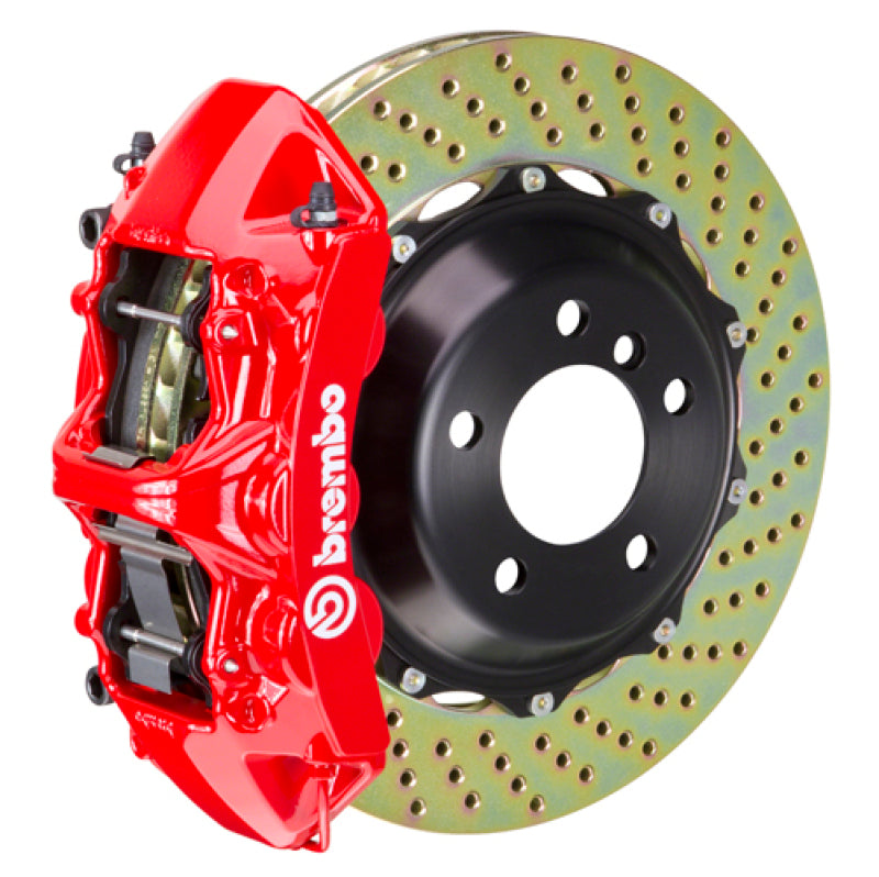 Brembo 12-16 FR-S (ZN6) Front BBK 6 Piston Cast 2pc 355x32 2pc Drilled Rotor - Red