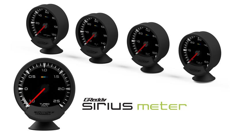 GReddy Sirius Unify Oil Temperature Gauge Set (Sirius Meter w/Oil Temp Sensor Set & Vision Disp)