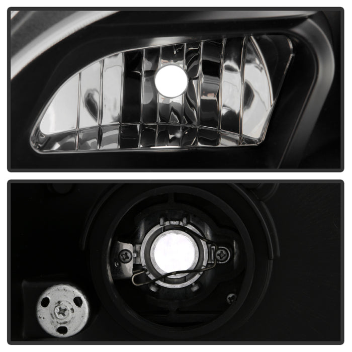Spyder 13-19 Peterbilt 579 Driver Side Projector Headlights - Black (PRO-YD-PB57914-SEQ-L-BK)
