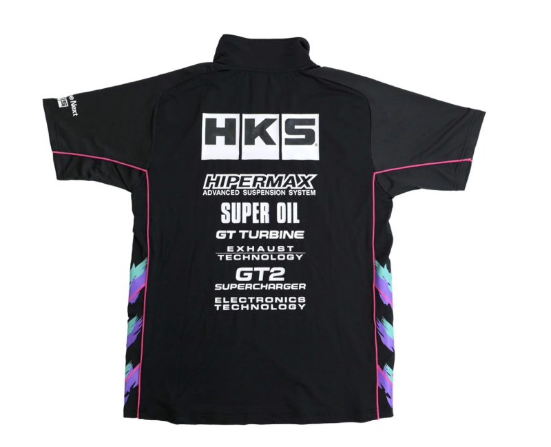 HKS TEAM HALF ZIP POLO SHIRT 2025 3L