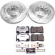 Power Stop 17-19 Honda Civic Front Z26 Street Warrior Brake Kit