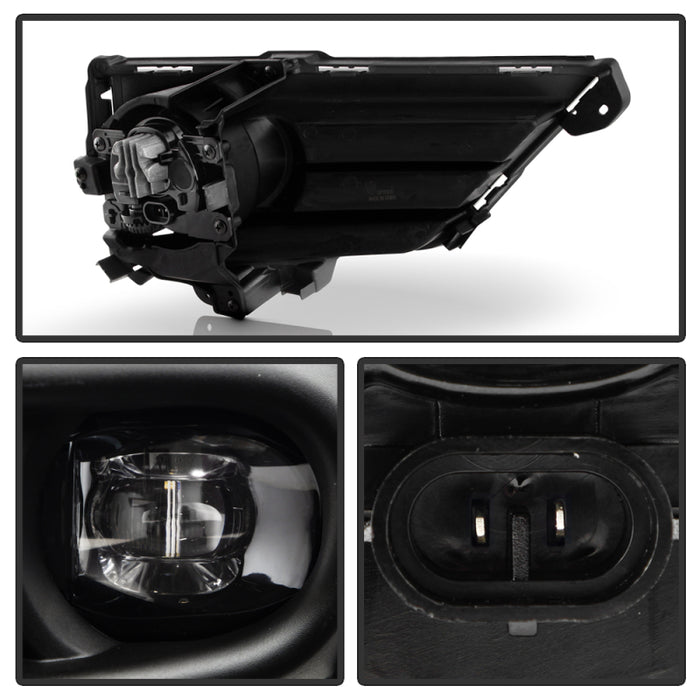 Spyder 20-22 Honda CRV (Excl Hybrid) OEM Full LED Fog Lights w/Switch - Clear (FL-HCRV20-LED-C)