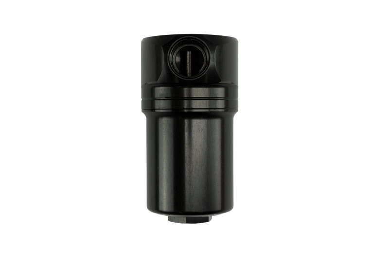 Turbosmart 10um 10AN Fuel Filter Canister - Black
