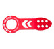 NRG Universal Front Tow Hook - Anodized Red