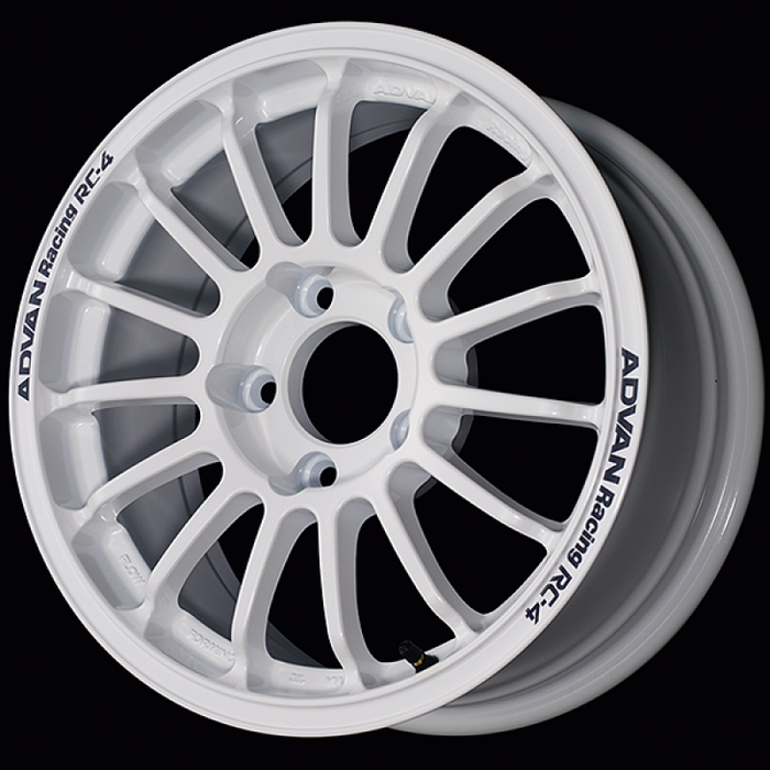 Advan RC-4 15x6.5 / +35 Offset / 5x114.3 / 73mm Bore / Rally White