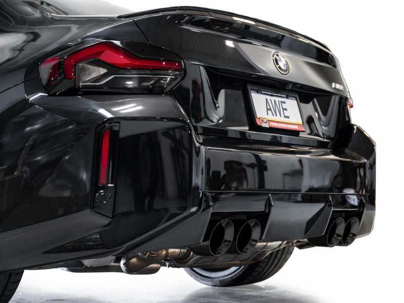 AWE Tuning 23-24 BMW G87 M2 SwitchPath Edition Exhaust - Diamond Black Tips