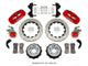 Wilwood AERO4 / MC4 Rear Kit 14.00 Drilled Red Currie Pro-Tour Unit Bearing Floater