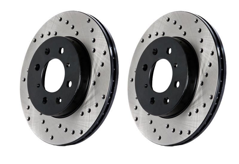 Centric 08-09 Lexus IS-F Drilled Rear Rotor