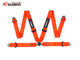Cusco Universal 4 Point 3in Width Racing Harness - Red