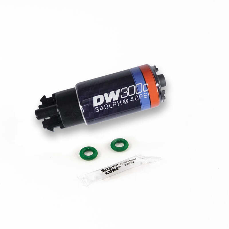 DeatschWerks 340lph DW300C Compact Fuel Pump w/ 02-06 RSX Set Up Kit (w/o Mounting Clips)