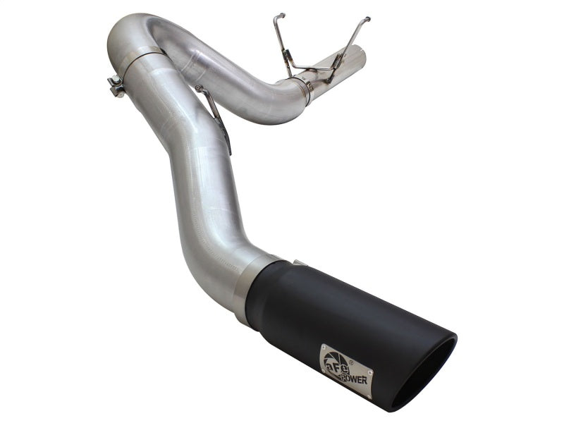 aFe MACHForce XP Exhaust Large Bore 5in DPF-Back SS 13-15 Dodge Trucks L6-6.7L (td) *Black Tip