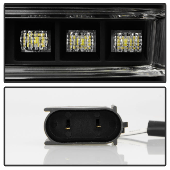 Spyder 04-08 Ford F150 Styleside Version 2 LED Tail Lights - Black (ALT-YD-FF15004V2-RBLED-BK)