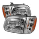 xTune 05-06 Toyota Tundra 4DR Double Cab OEM Style Headlights - Chrome HD-JH-TTUN05-C