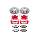 Power Stop 94-98 Ford Mustang Front Z26 Street Warrior Brake Kit w/Calipers