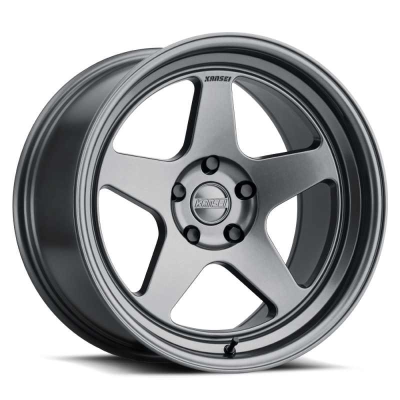 Kansei K12G Knp 18x9in / 5x114.3 BP / 35mm Offset / 72.6mm Bore - Gunmetal Wheel