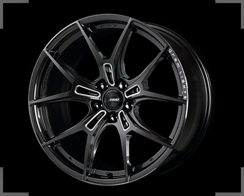 Gram Lights 57FXZ 20x9.5 +35 5x114.3 Super Dark Gunmetal and Machining Rim Edge DC Wheel