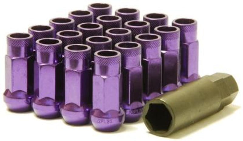 Wheel Mate Muteki Open End Lug Nuts - Purple 12x1.25