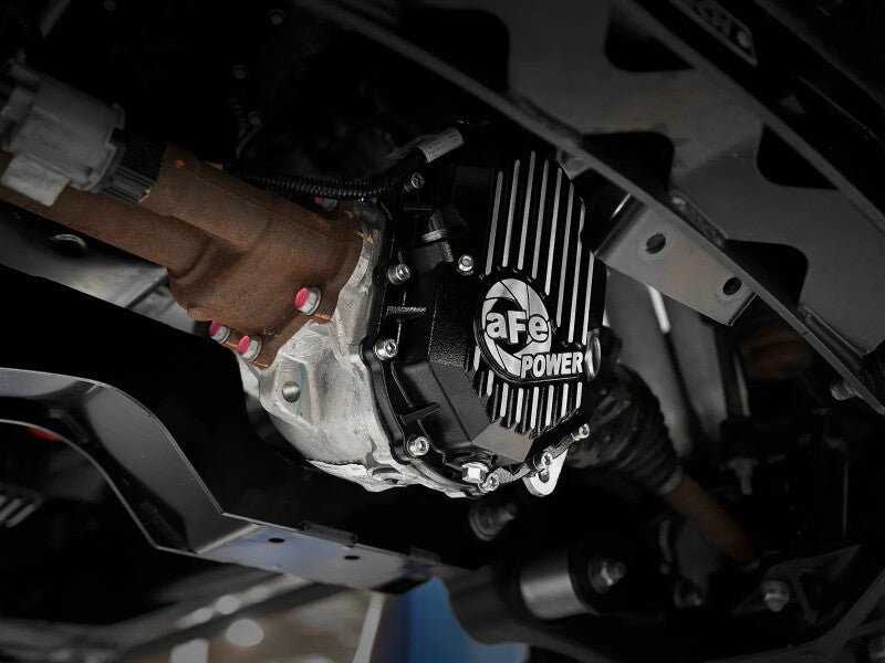 aFe Power Front/Rear Diff Cover Kit w/ Oil 11-19 GM Diesel Trucks V8 (AAM 9.25-12 & AAM 11.5-14)