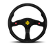 Momo MOD80 Steering Wheel 350 mm -  Black Suede/Black Spokes