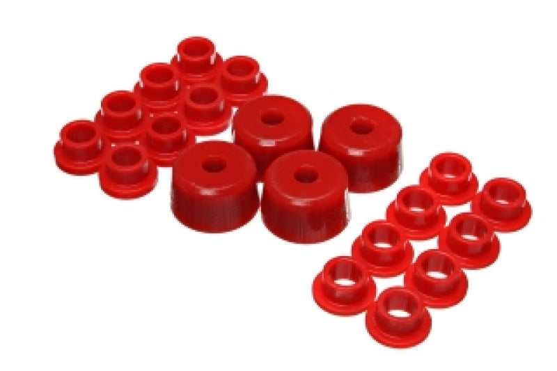 Energy Suspension Polaris Shock Bushing Upgrade Kit - Red