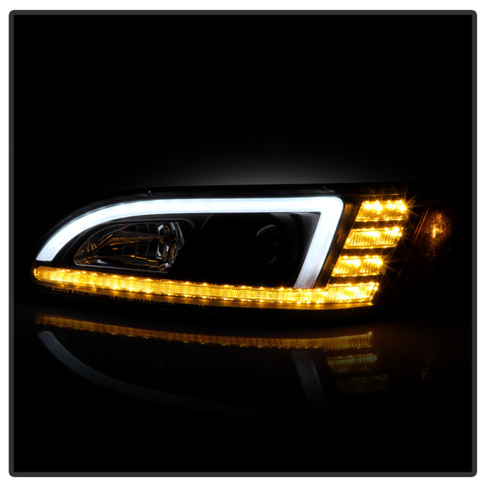 Spyder Peterbilt 325 2008-2019 Driver Side Projector Headlights - Black (PRO-YD-PB38600-L-BK)