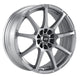 Enkei EDR9 18x7.5 5x105/110 38mm Offset 72.6 Bore Dia Silver Wheel