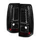xTune Chevy Silverado 1500/2500/3500 99-02 Version 2 LED Tail Lights Black ALT-ON-CS99-G2-LED-BK