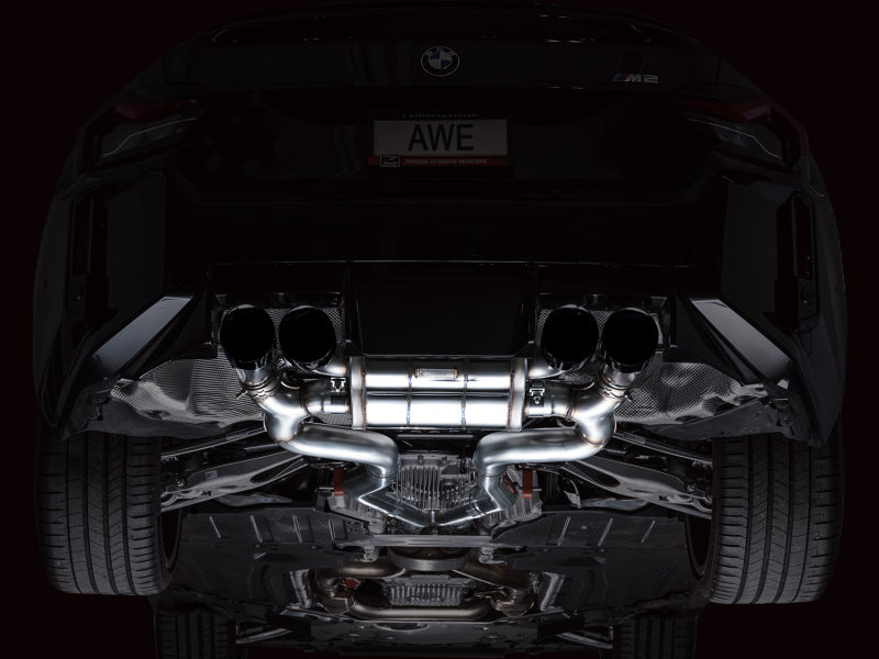 AWE Tuning 23-24 BMW G87 M2 SwitchPath Edition Exhaust - Diamond Black Tips