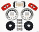 Wilwood AERO4 RearTruck Kit 14.25in Drill Red 1999-2010 GM 1500-SUV 1 Piston OE Caliper
