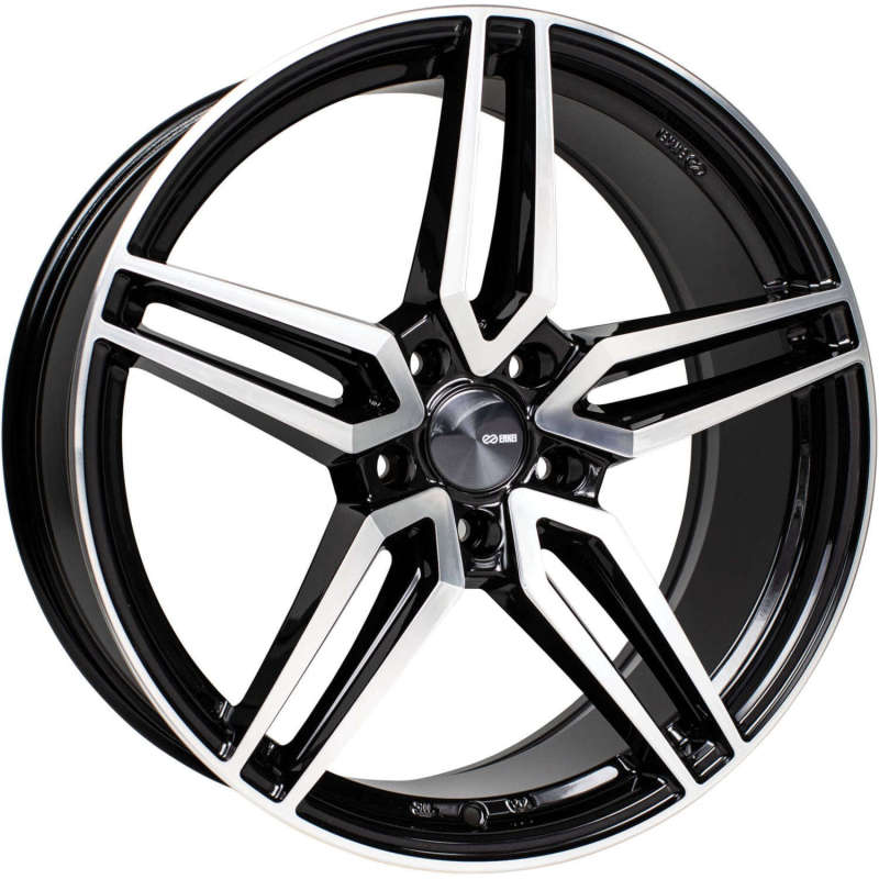 Enkei Victory 18x8 5x114.3 40mm Offset 72.6mm Bore Black Machined Wheel