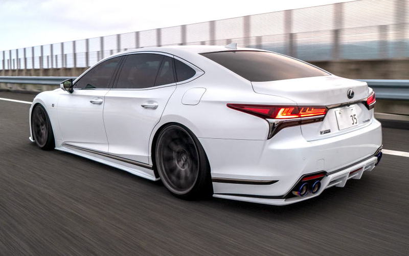 LEXON - Rear Floating Diffuser (FRP) - Lexus LS500 / 500h (2018+)