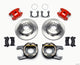 Wilwood D154 P/S Park Brake Kit Red Big Ford 2.36in Offset