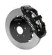 Wilwood 09-13 Nissan 370Z/G37 Aero6 Big Brake Front Brake Kit - Slotted (Black)
