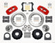 Wilwood AERO6 Front Hub Kit 14.00in Red TCI-IFS 71-78 (Pinto Based)
